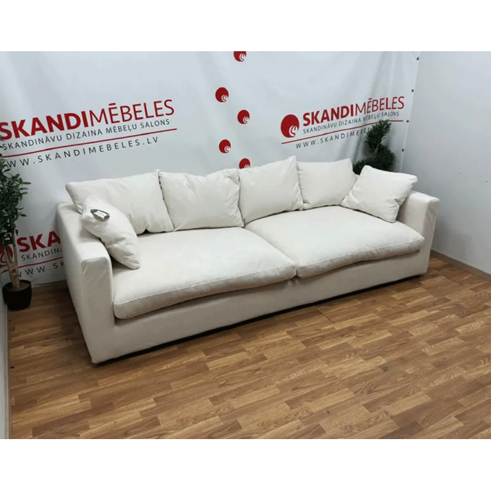 Dīvāns COMFY (3 seater) (TUCKER 2 WHITE) (Ekspozīcija) Dīvāns COMFY (3 seater) (TUCKER 2 WHITE) (Ekspozīcija)